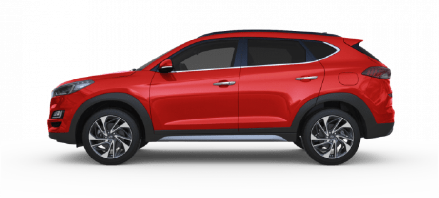 Hyundai Tucson, 2,0 CRDi 136 kW (diesel) 8 st. aut 4×4, barva červená