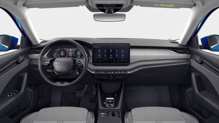 Škoda Octavia, 1,5 TSI m-HEV 110 kW 7° automatická DSG, barva modrá