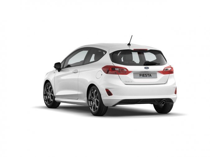 Ford Fiesta, hatchback, ST-Line 5D 1,0 EcoBoost (mHEV) 92 kW / 125 k, barva bílá