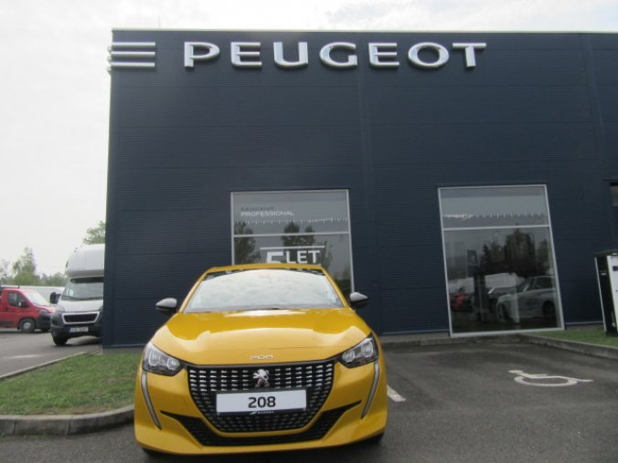 Peugeot 208, ALLURE 1.2 PureTech 100k, barva žlutá