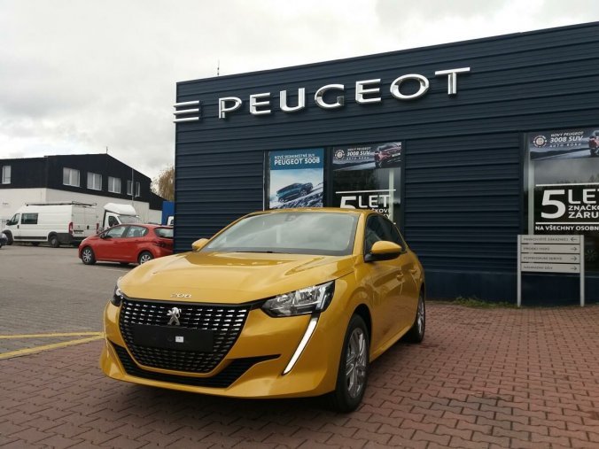 Peugeot 208, ACTIVE 1.2 PureTech 75k MAN5, barva žlutá