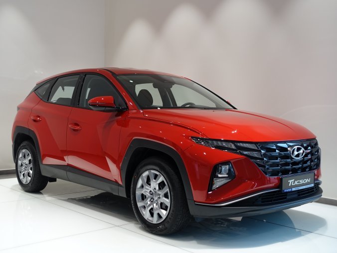 Hyundai Tucson, 1,6 T-GDi 110 kW (95 NAT) 6 st. man, barva červená