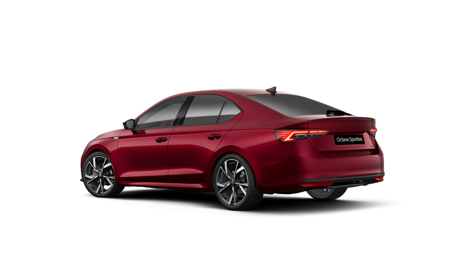 Škoda Octavia, 1,5 TSI m-HEV 110 kW 7-stup. automat., barva červená