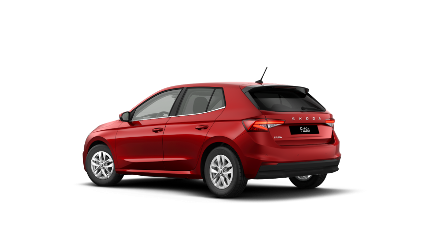 Škoda Fabia, 1,0 TSI 70 kW 5° manuální, barva červená