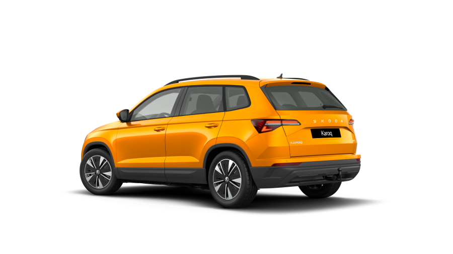 Škoda Karoq, 2,0 TDI 110 kW 7° automatická DSG 4x4, barva oranžová