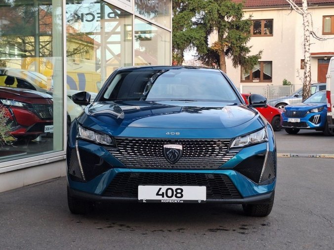 Peugeot 408, Peugeot 408 ALLURE Hybrid 145 e-DCS6, barva modrá
