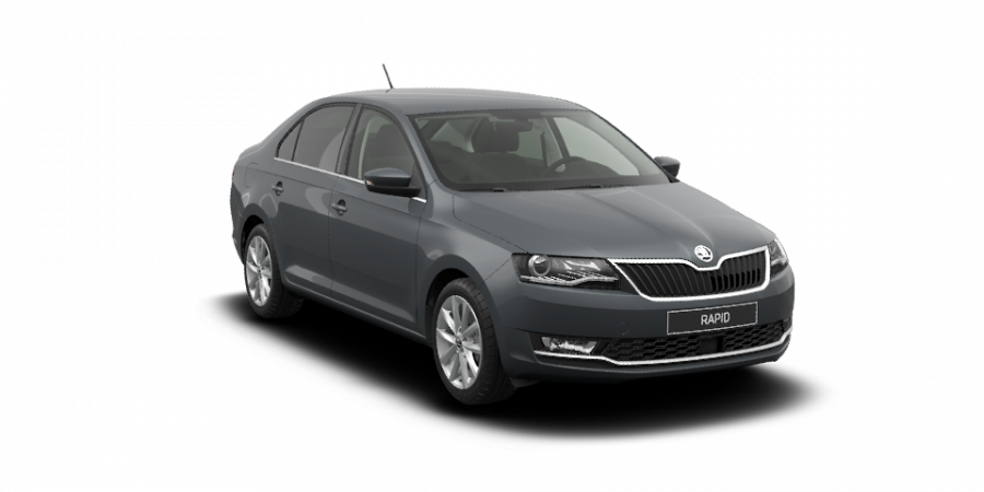 Škoda Rapid, 1,0 TSI 81 kW 6-stup. mech., barva šedá