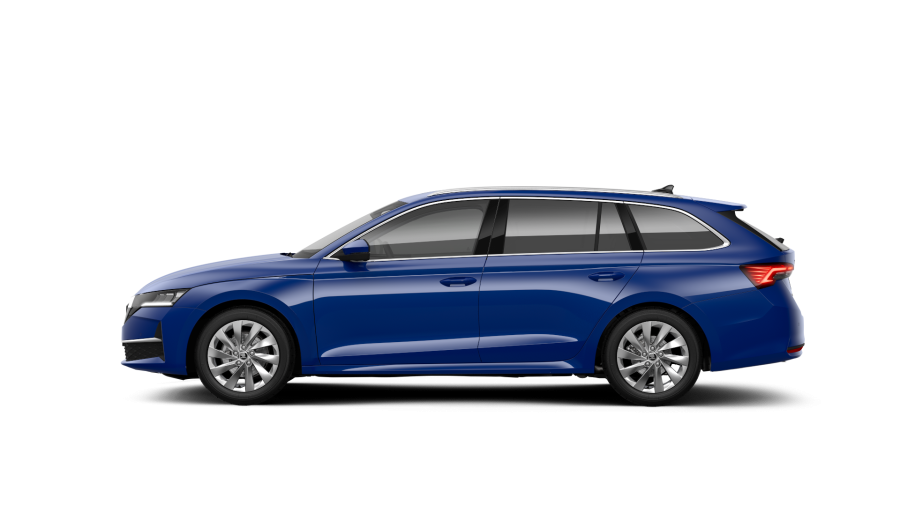Škoda Octavia, 1,5 TSI Hybrid 110 kW 7° automatická DSG, barva modrá