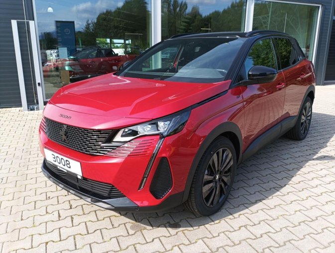 Peugeot 3008, Peugeot 3008 GT PACK 1.2 PureTech 130 EAT8, barva červená