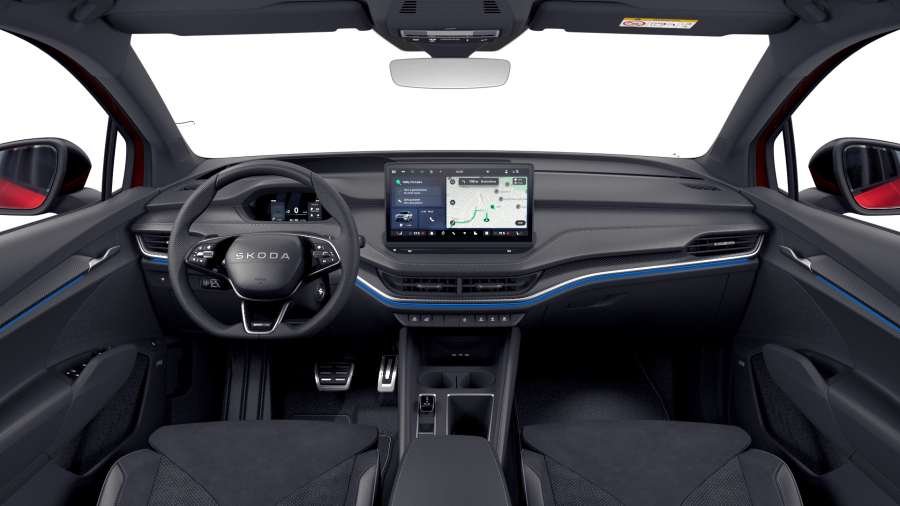 Škoda Elroq, 82 kWh 1° převodovka, barva červená