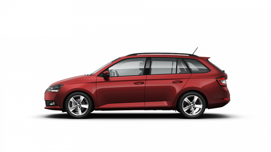 Škoda Fabia, 1,0 TSI 70 kW 7-stup. automat., barva červená