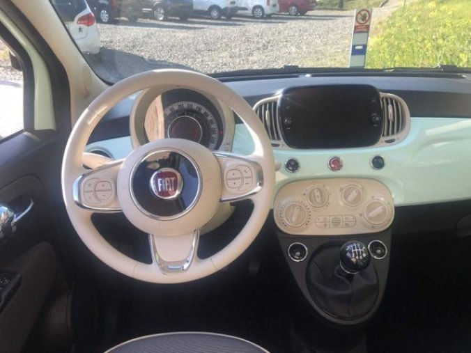 Fiat 500, 500 Lounge 1.0 BSG 70k, barva zelená