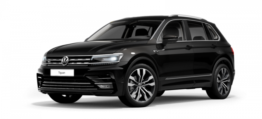 Volkswagen Tiguan, CL R-Line 1,5 TSI ACT 7DSG, barva černá