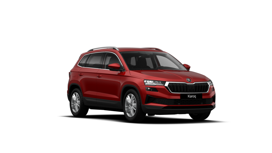 Škoda Karoq, 1,5 TSI 110 kW 7-stup. automat., barva červená