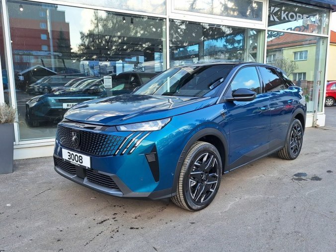 Peugeot 3008, Peugeot 3008 GT Hybrid 145 e-DCS6, barva modrá