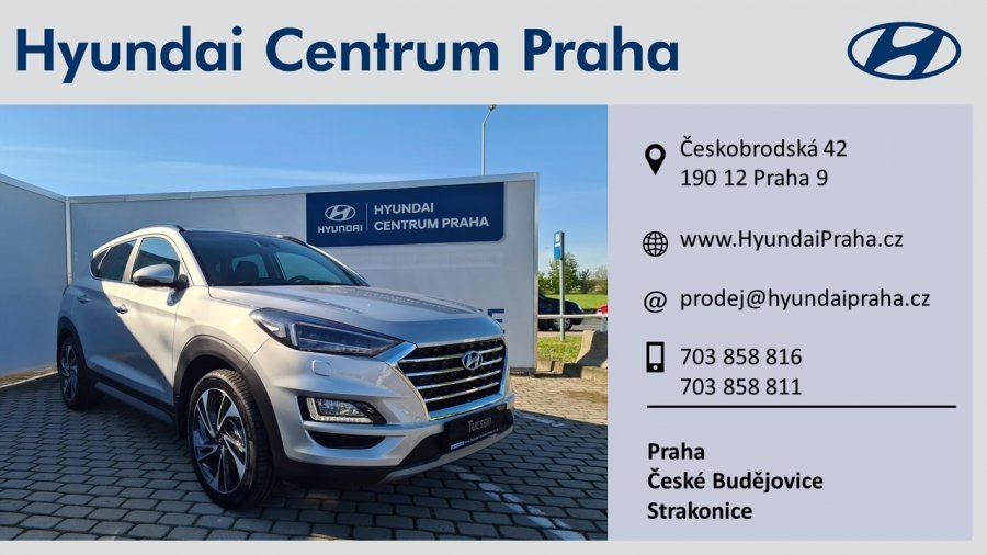 Hyundai Tucson, 2,0 CRDi 136 kW (diesel) 8 st. aut 4×4, barva stříbrná