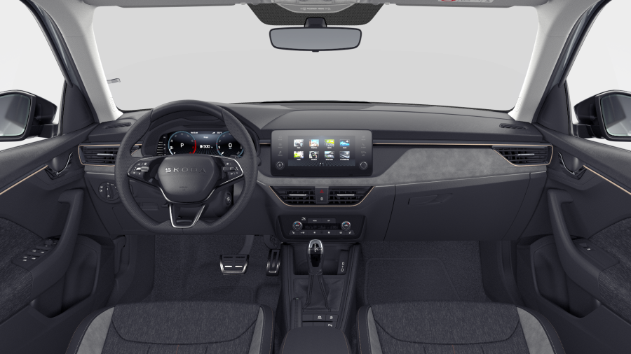 Škoda Kamiq, 1,0 TSI 85 kW 7° automatická DSG, barva stříbrná
