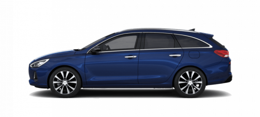 Hyundai i30, 1,0 T-GDI 88 kW (95 NAT) 6 st. man, barva modrá