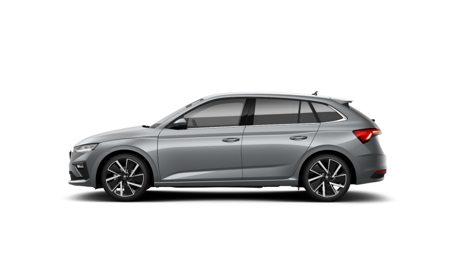 Škoda Scala, 1,0 TSI 85 kW 6° manuální, barva stříbrná
