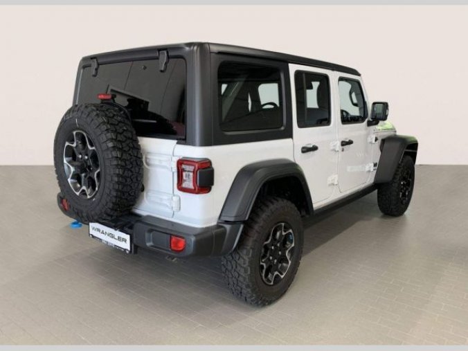 Jeep Wrangler, 2.0T 4xe PHEV 380k 8AT Rubicon, barva bílá