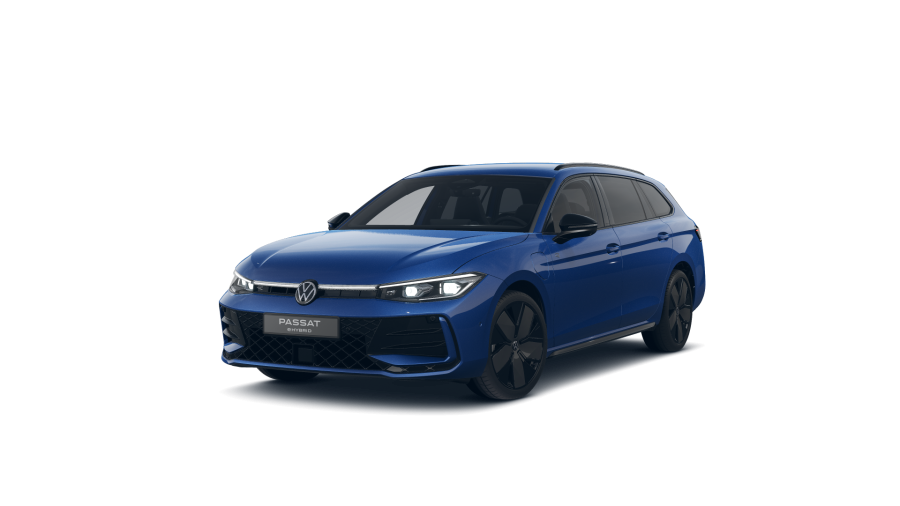 Volkswagen Passat, Passat R-Line 1,5 TSI 150 kW eHybrid, barva modrá