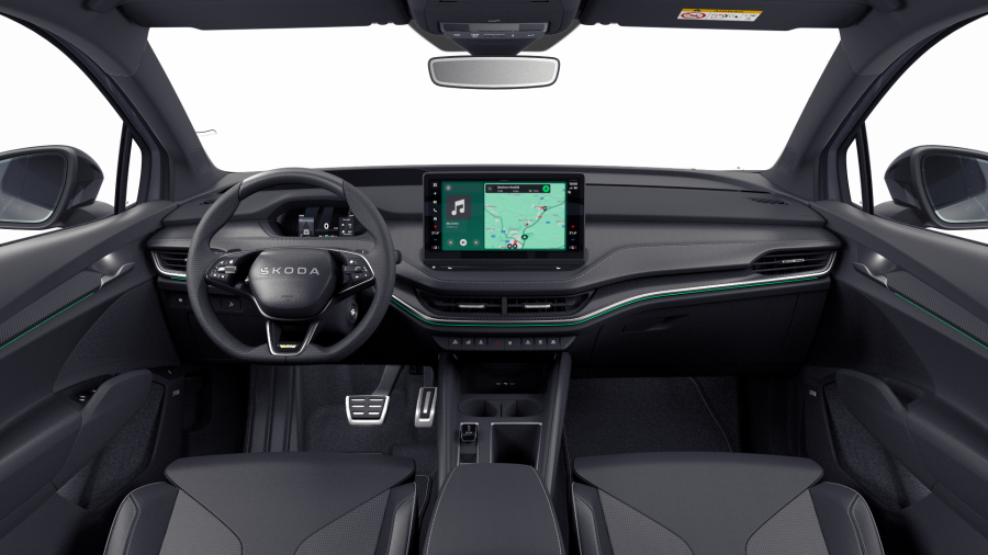 Škoda Enyaq iV, 82 kWh 250 kW 1° převodovka 4x4, barva stříbrná