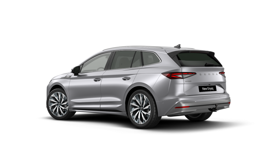 Škoda Enyaq iV, 82 kWh 210,00 kW 1° automatická 4x4, barva stříbrná
