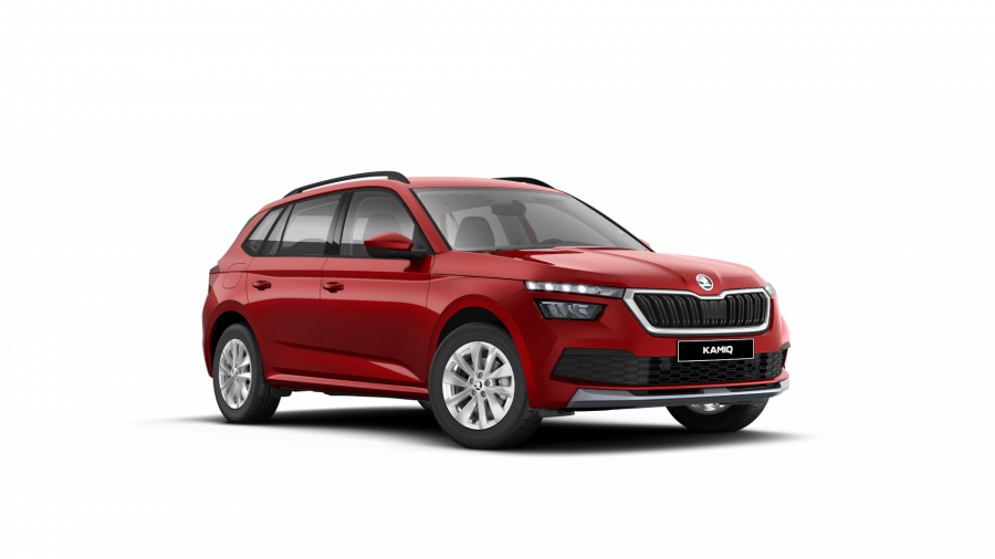 Škoda Kamiq, 1,5 TSI 110 kW 6-stup. mech., barva červená