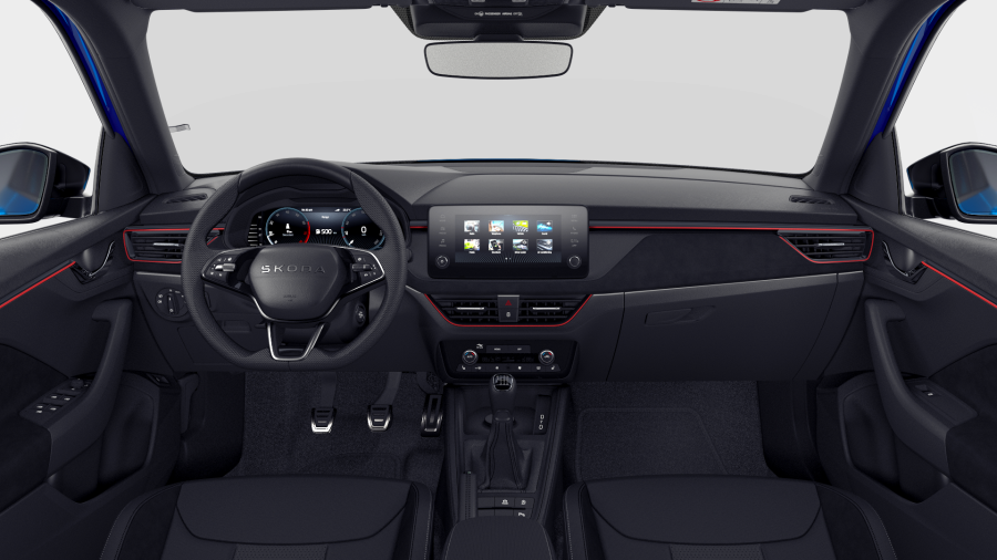 Škoda Kamiq, 1,0 TSI 85 kW 6° manuální, barva modrá