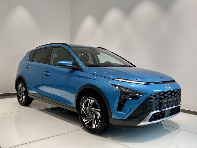 Hyundai Bayon, 1,2i DOHC 62 kW (95 NAT) 5 st. man, barva modrá