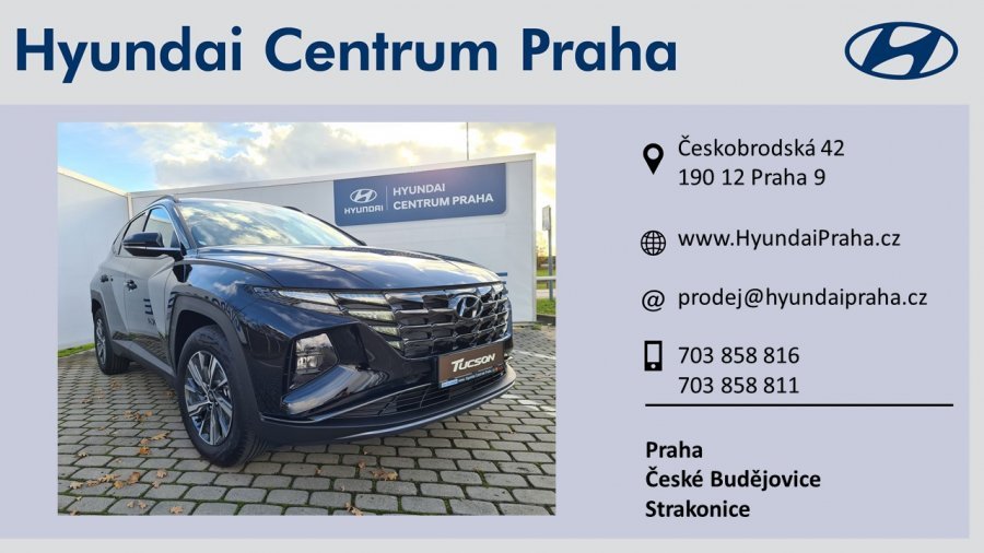 Hyundai Tucson, 1,6 T-GDi 110 kW (95 NAT) 6 st. man, barva černá