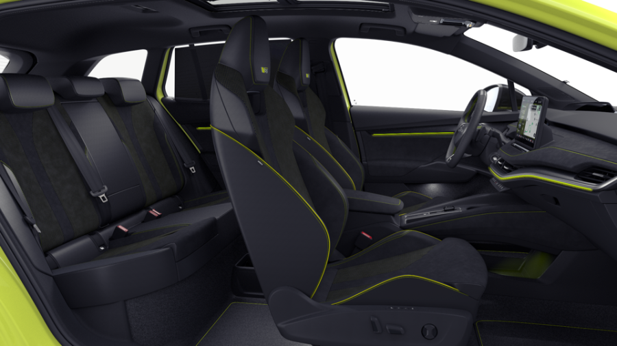 Škoda Enyaq iV, 84 kWh 1° automatická 4x4, barva zelená