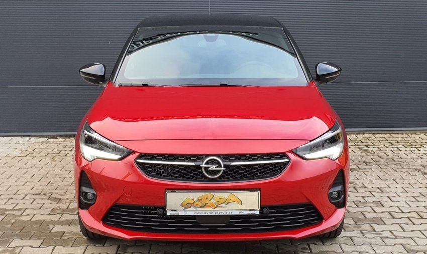 Opel Corsa, GS-Line 1.2 TURBO, barva červená