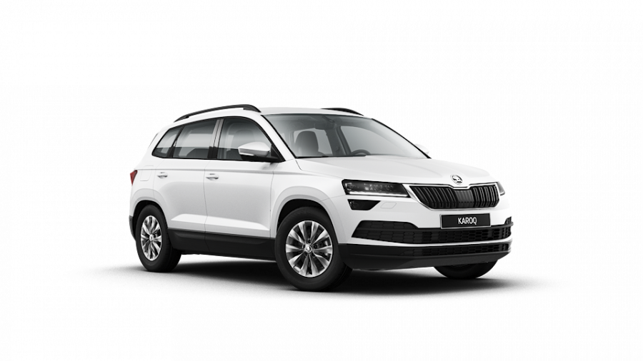Škoda Karoq, 1,5 TSI 110 kW 6-stup. mech., barva bílá