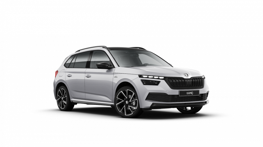Škoda Kamiq, 1,0 TSI 81 KW 7-stup. automat., barva stříbrná