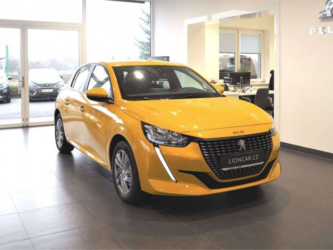 Peugeot 208, ACTIVE PACK 1.2 75k MAN5, barva žlutá