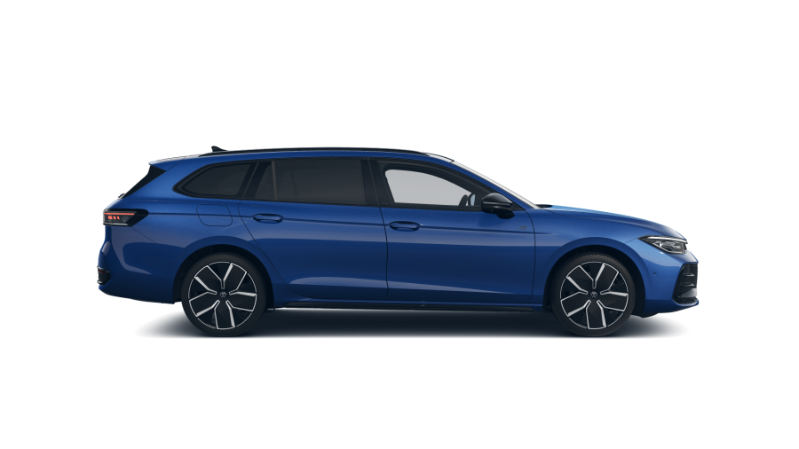 Volkswagen Passat, Passat R-Line 2,0 TDI 142 kW 4MOT, barva modrá