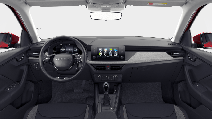 Škoda Scala, 1,0 TSI 85 kW 7° automatická DSG, barva červená