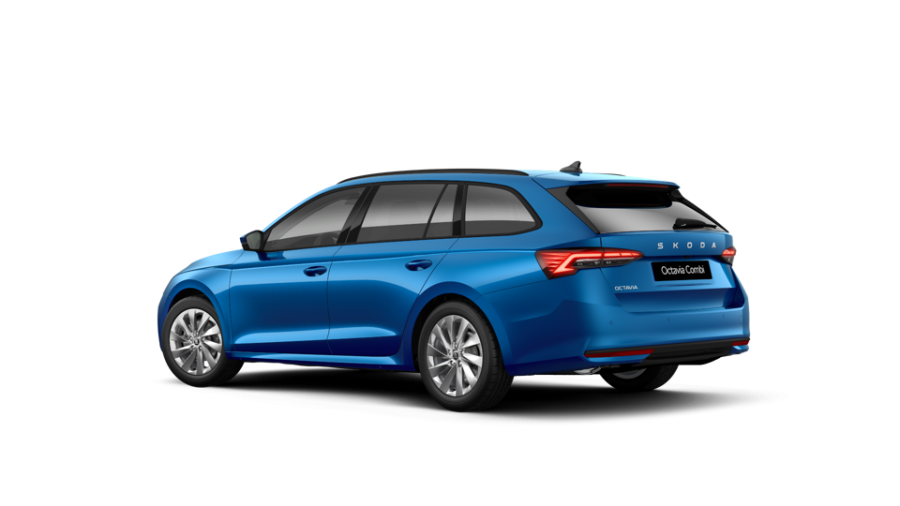 Škoda Octavia, 1,5 TSI Hybrid 110 kW 7° automatická DSG, barva modrá