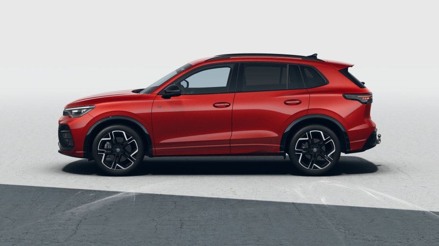 Volkswagen Tiguan, Tiguan R-Line 2,0 TDI 142 kW 4MOT, barva červená