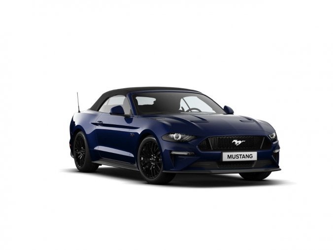 Ford Mustang, kabriolet, MUSTANG V8 GT Convertible 5,0 GT 330 kW / 449 k 10st. automa, barva modrá