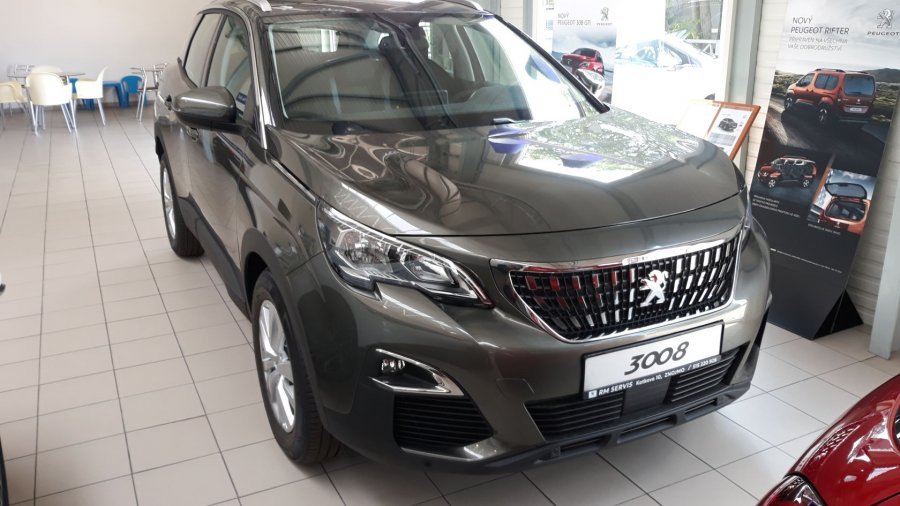 Peugeot 3008, ACTIVE 1,2PureTech 130k MAN 6 - 7332, barva šedá