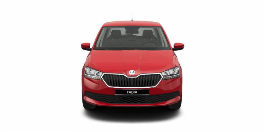 Škoda Fabia, 1,0 MPI 55 kW 5-stup. mech., barva červená