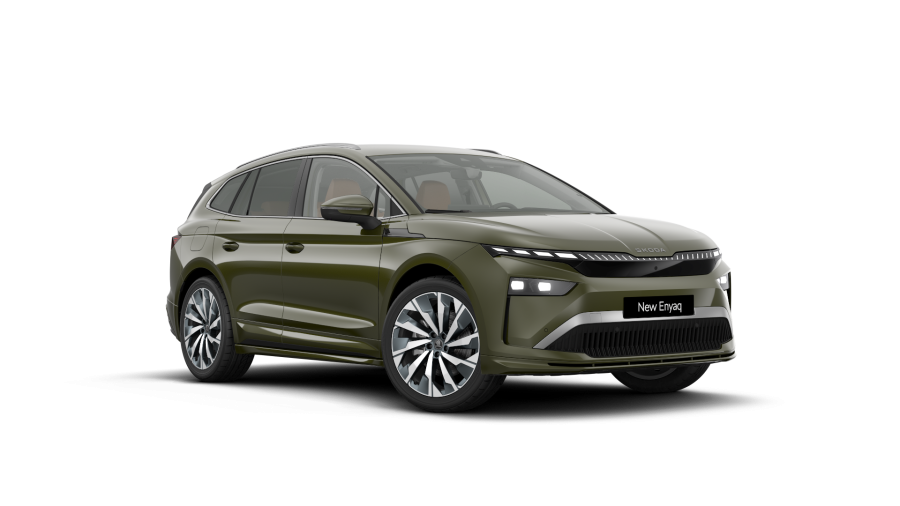 Škoda Enyaq iV, 82 kWh 210 kW 1° automatická, barva zelená