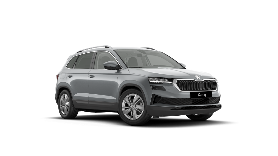 Škoda Karoq, 2,0 TDI 85 kW 6° manuální, barva stříbrná