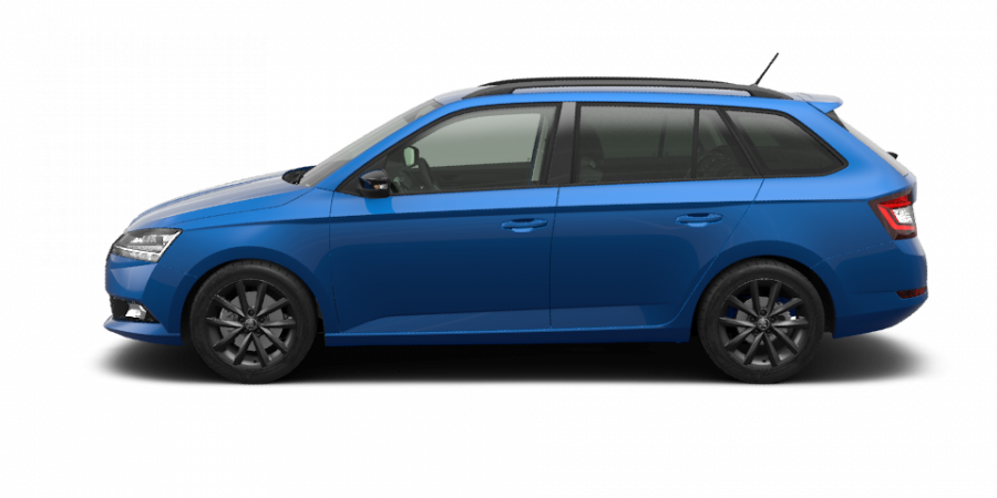 Škoda Fabia, 1,0 TSI 70 kW 7-stup. automat., barva modrá