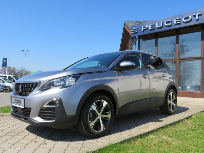 Peugeot 3008, ACTIVE 1,2 PureTech 130k M6 NE, barva šedá