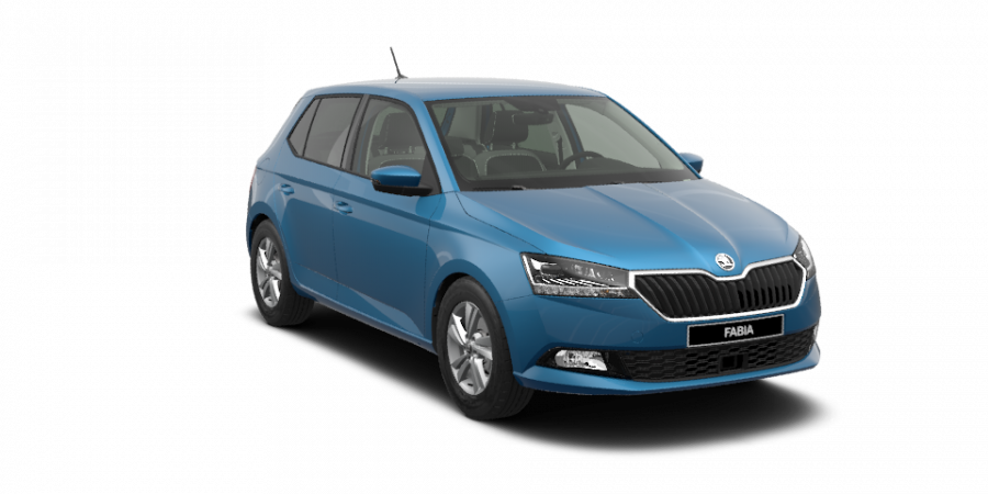 Škoda Fabia, 1,0 TSI 70 kW 5-stup. mech., barva modrá