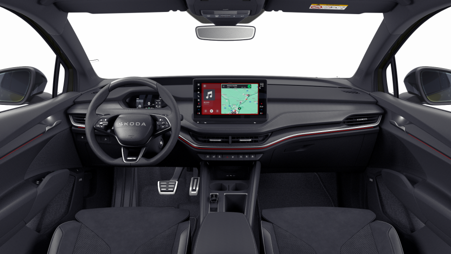 Škoda Enyaq iV, 82 kWh 220 kW 1° převodovka 4x4, barva zelená