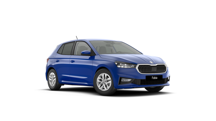 Škoda Fabia, 1,0 TSI 70 kW 5° manuální, barva modrá